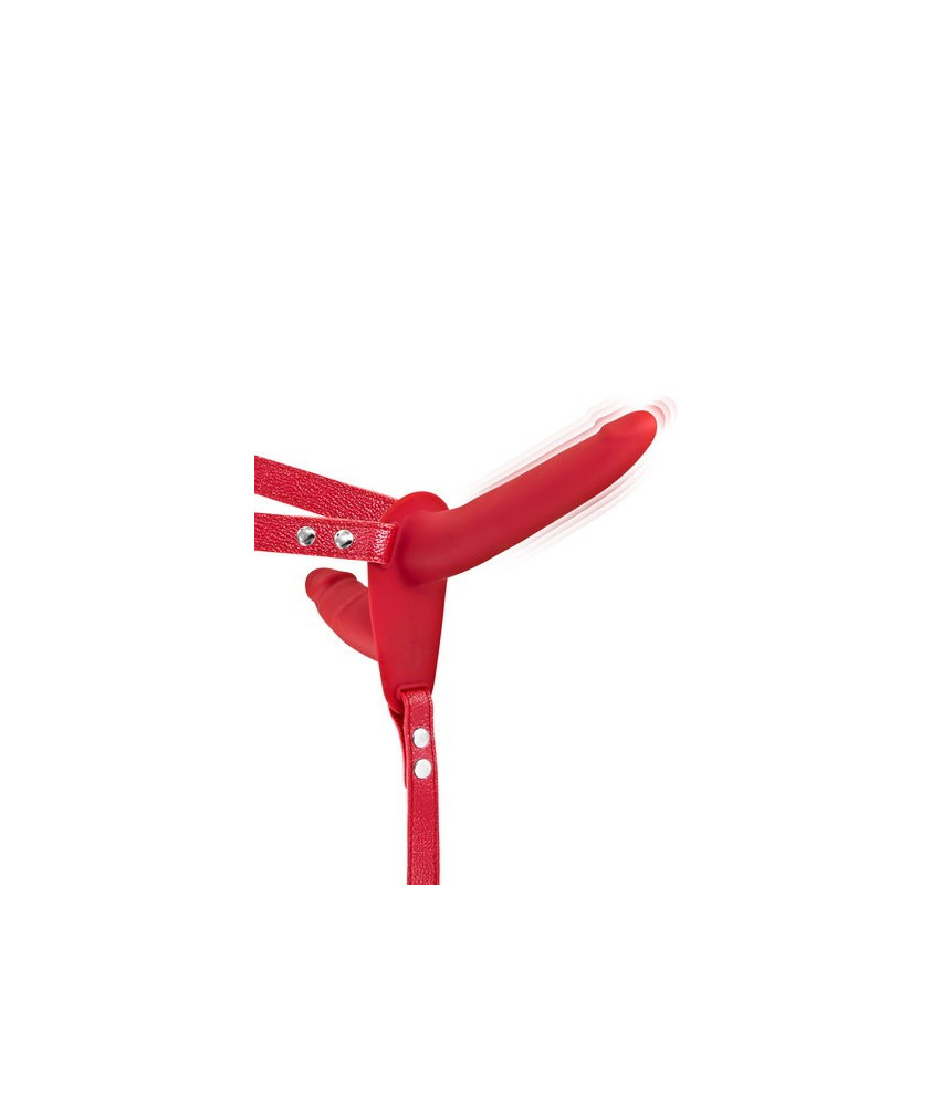 Double gode ceinture rouge vibrant - CC5310020030